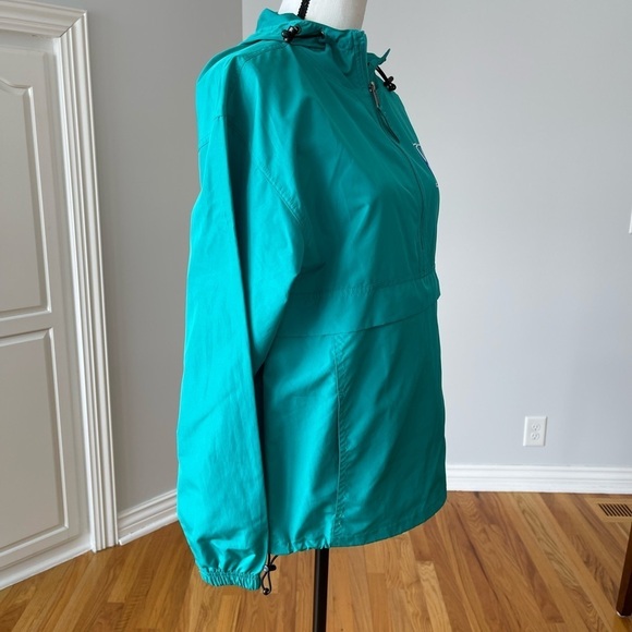 Champion Authentic Athletic wear half zip wind breaker rain KU Jayhawks size S - Picture 9 of 16